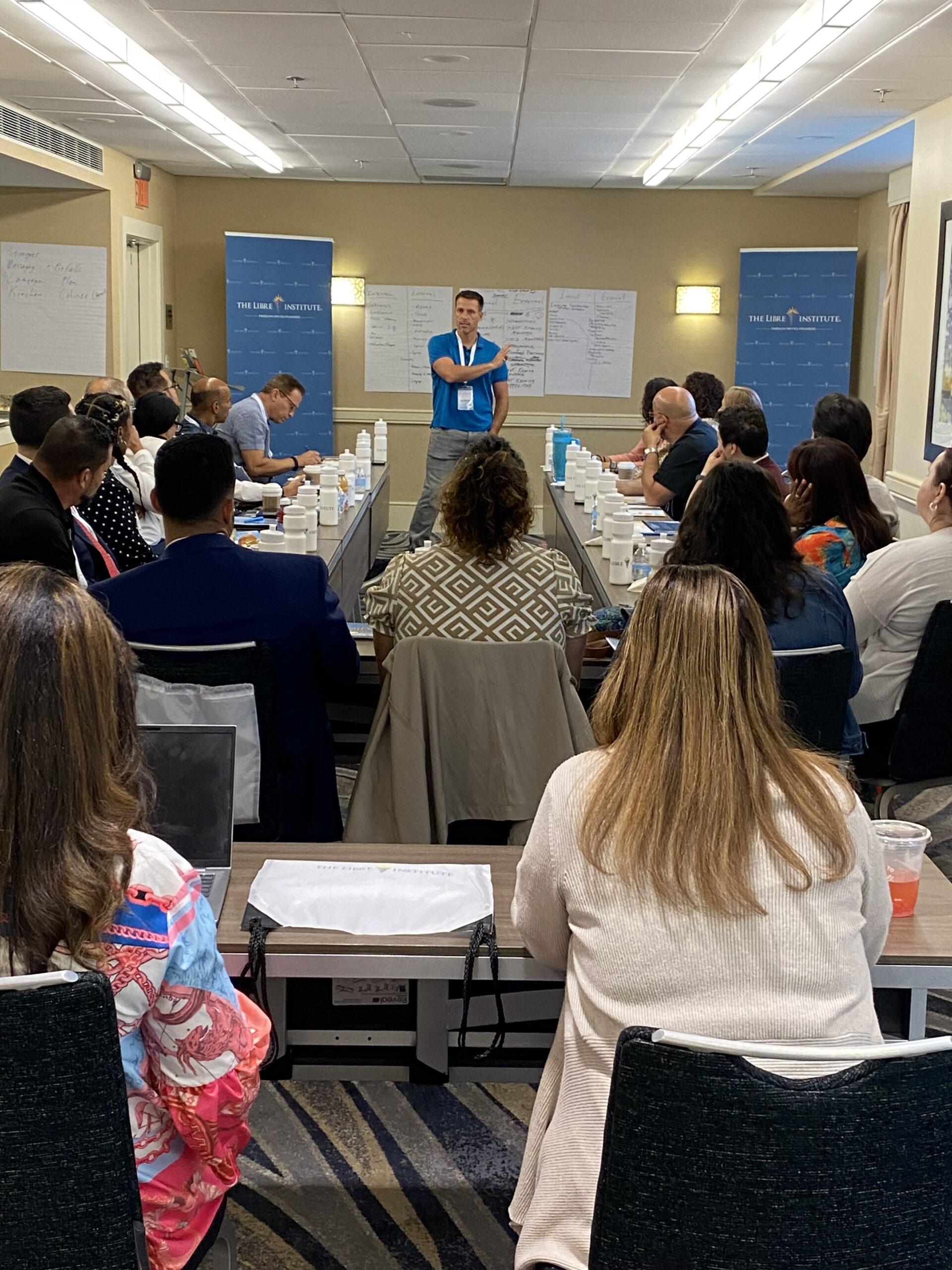 teacher conducting class